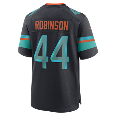 Jersey Nike de la NFL de partido para hombre Chop Robinson Miami Dolphins colección Rivalries