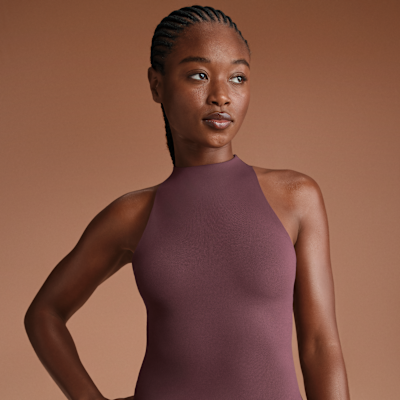 NikeSKIMS Matte Women's Mock-Neck Racerback Tank Top