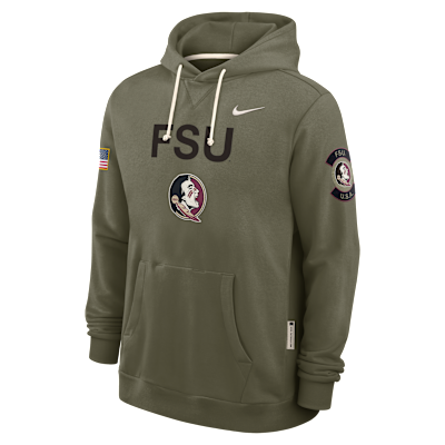 Florida State 2025 Military Appreciation Men's Nike Dri-FIT College Pullover Hoodie