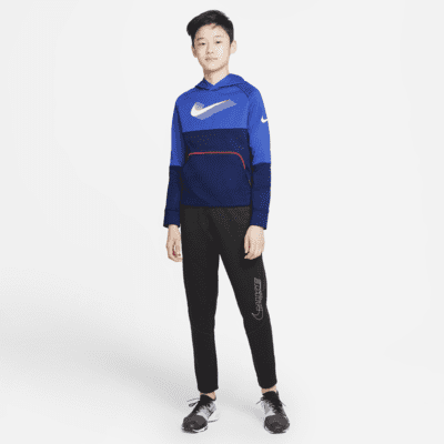 Sudadera con gorro de entrenamiento sin cierre con gráfico para niños talla grande Nike Therma-FIT