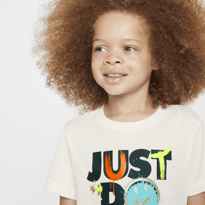 Playera "Just Do It" para niño talla pequeña Nike "Express Yourself"