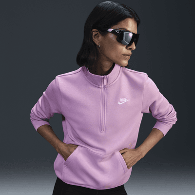 Sudadera de medio cierre para mujer Nike Sportswear Club Fleece