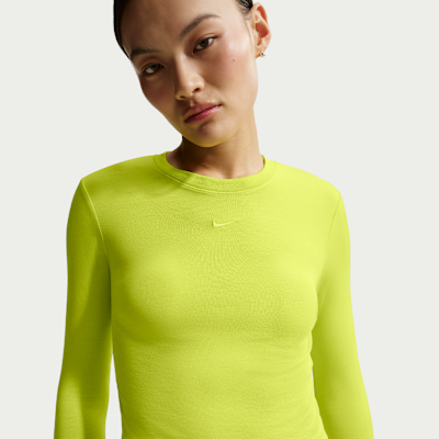 Nike Sportswear Chill Knit Women's Slim Long-Sleeve Cropped Top