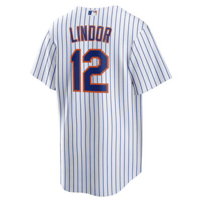 MLB New York Mets (Francisco Lindor) Men's Replica Baseball Jersey