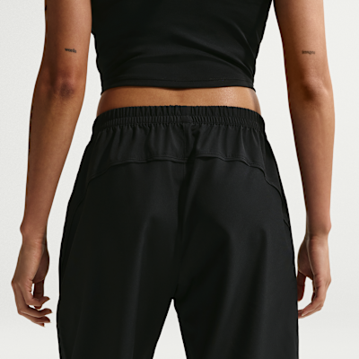 Pants de tejido Woven Dri-FIT de tiro medio para mujer Nike One