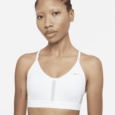 Nike Indy Women's Light-Support Padded V-Neck Sports Bra. Nike UK