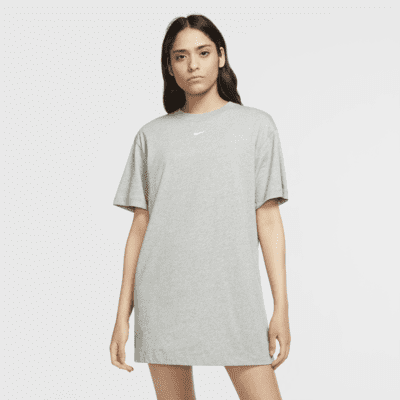 Nike Sportswear Women Black Essential T-Shirt Dress (CJ2242-010) Sizes S/M/L/XL