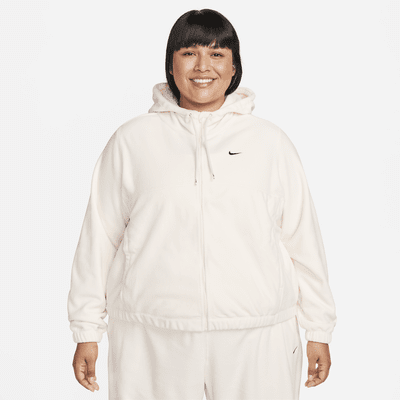 Nike Therma-FIT One Women's Oversized Full-Zip Fleece Hoodie (Plus Size ...