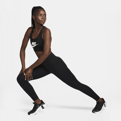 Bra deportivo de media sujeción para mujer Nike Swoosh 