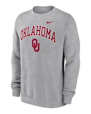 Мужские  Oklahoma Arch Nike College Pullover Crew
