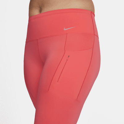 Leggings de largo completo y tiro medio con sujeción firme y bolsillos para mujer Nike Go