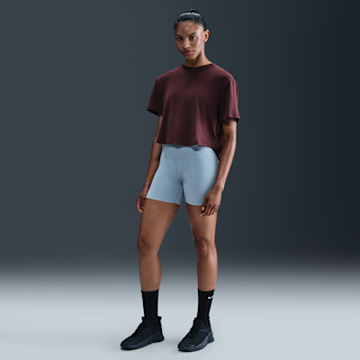 Nike One Relaxed Women's Dri-FIT Cropped Short-Sleeve Top