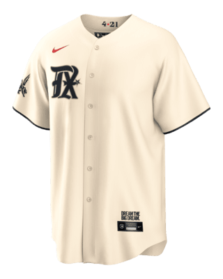 white texas rangers jersey