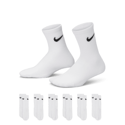 Nike Mesh and Cushioned Crew Socks Box Set (6 Pairs)