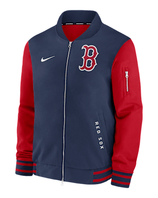 Мужская куртка Boston Red Sox Authentic Collection Dugout Nike MLB Full-Zip Bomber