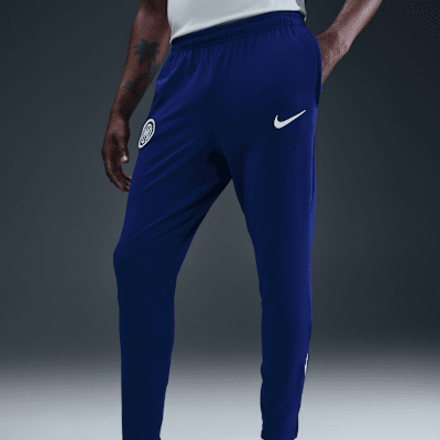 Fotbollsbyxor Inter Milan Strike Nike Dri-FIT i stickat material för män