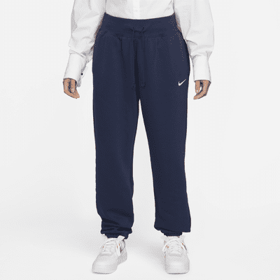 Pants de entrenamiento oversized de cintura alta para mujer Nike Sportswear