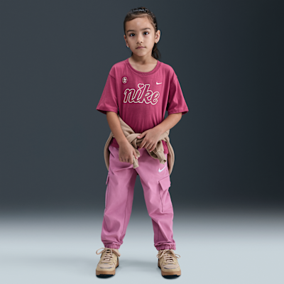 Playera para niños talla pequeña Nike Cozy