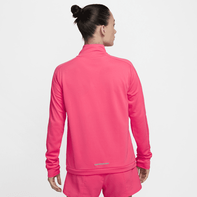 Nike Swoosh Dri-FIT hardlooptussenlaag met korte rits voor dames