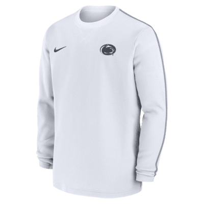 Playera de manga larga universitaria Nike para hombre Penn State Nittany Lions Sideline Coach