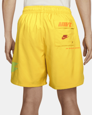 nike yellow soccer shorts