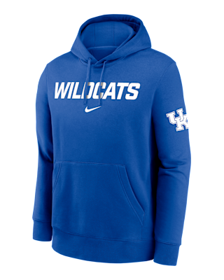 Мужское худи Kentucky Club 2-Hit Nickname Nike College Pullover Hoodie