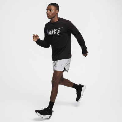 Nike Running Division Dri-FIT ADV 10 cm-es, fényvisszaverő, 2 az 1-ben férfi futórövidnadrág