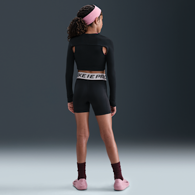 Shorts Dri-FIT de 13 cm para niña talla grande Nike Pro