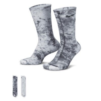 Nike Everyday Plus Cushioned Tie-Dye Crew Socks (2 Pairs)