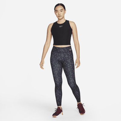 Nike One Luxe Icon Clash Women's Mid-Rise Printed Leggings. Nike SG