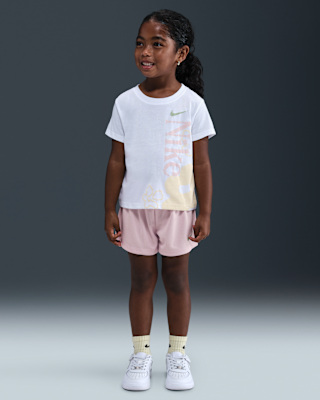 Детская футболка Nike Little Kids' Wild Flower and Mesh Shorts Set