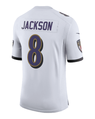 Men's Baltimore Ravens Lamar Jackson Nike Black Speed Machine Limited Jersey