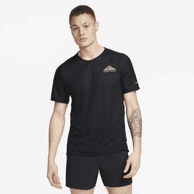 Pánské běžecké tričko Nike Trail Solar Chase Dri-FIT s krátkým rukávem