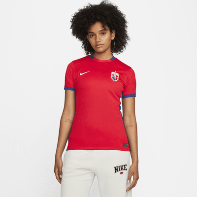 Jersey de fútbol Nike Dri-FIT de Noruega local 2023 Stadium para mujer