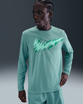 Мужские  Nike Miler Dri-FIT UV Long-Sleeve Top для бега