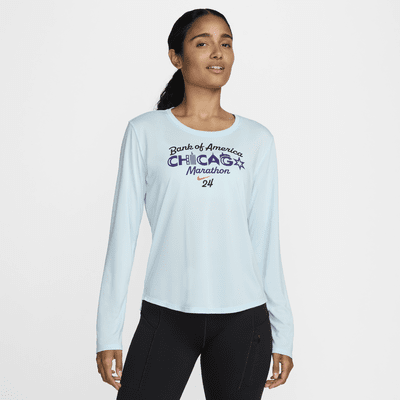 Playera de correr de manga larga Dri-FIT para mujer Nike One