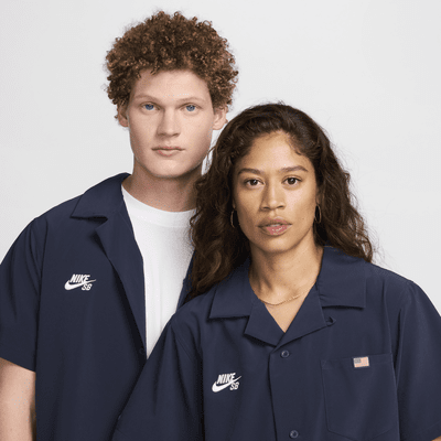 Nike SB USA Short-Sleeve Button-Down Skate Bowler