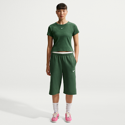 Nike Sportswear Women's Tight Ribbed Short-Sleeve T-Shirt