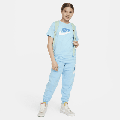 Playera de algodón para niños talla grande Nike Sportswear