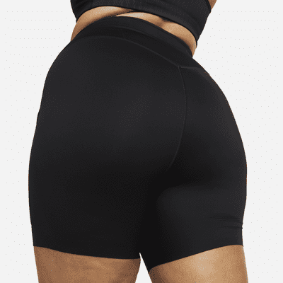 Nike Go Women's Firm-Support High-Waisted 8" Biker Shorts with Pockets (Plus Size)