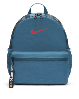 blue and green nike backpack