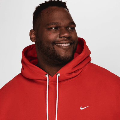 Felpa pullover in fleece con cappuccio Nike Solo Swoosh – Uomo