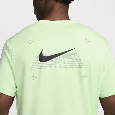 Nike Miler Camiseta de running de manga corta con estampado - Hombre