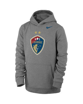 Подростковое худи North Carolina Courage Club Fleece Big Kids' (Boys') Nike Soccer Hoodie