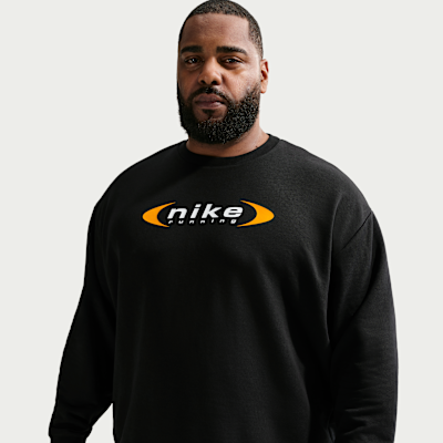 Sudadera de correr de cuello redondo Dri-FIT para hombre Nike Retro