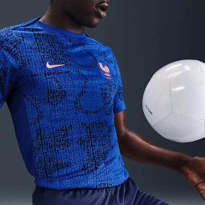 FFF Academy Pro Camiseta de fútbol de manga corta para antes del partido Nike Dri-FIT - Hombre