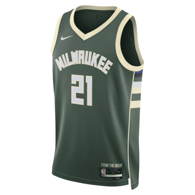 Milwaukee Bucks Icon Edition 2022/23 Men's Nike Dri-FIT NBA Swingman Jersey