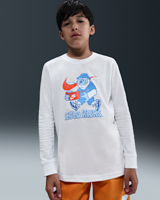 Детская футболка Nike Sportswear Big Kids' Long-Sleeve