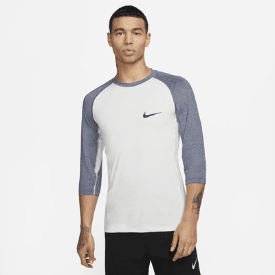 Playera de béisbol de manga 3/4 para hombre Nike Dri-FIT