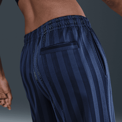 Nike Sportswear Women's Mid-Rise Loose Jacquard Striped Tracksuit Bottoms